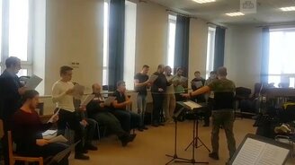 Пермский мужской хор - "Я сошла с ума" - смотреть видео (1:42)