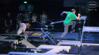 Как выглядят состязания по паркуру - смотреть видео (1:00)