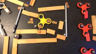 Машина Голдберга со спиннерами - смотреть видео (1:32)