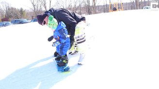 Начал ходить? Вставай на сноуборд! - смотреть видео (1:36)