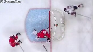 Потрясный хоккейный гол - смотреть видео (0:36)