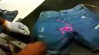 Как сделать модные шорты - смотреть видео (0:44)