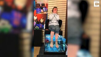 Смехотерапия от рыбок - смотреть видео (0:35)