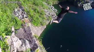 Фантастические рискованные погружения в воду - смотреть видео (3:10)