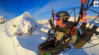 Параглайдинг над Аляской - смотреть видео (1:51)