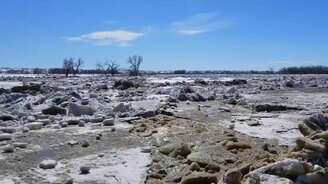 Ледоход на реке - смотреть видео (4:56)