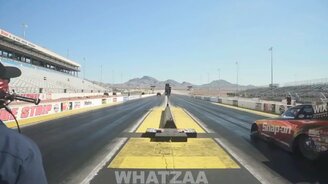 Машина-ракета на гонках - смотреть видео (0:39)