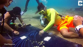 Подводный покер - смотреть видео (2:30)