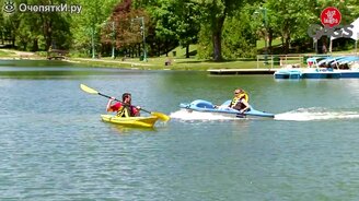 Врезался на катамаране в каноэ - смотреть видео (1:15)