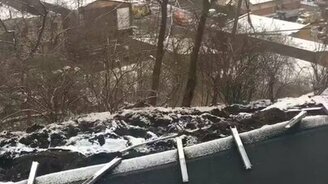 Асфальт против оползня - смотреть видео (0:41)