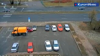 ДТП от девушки - смотреть видео (1:37)