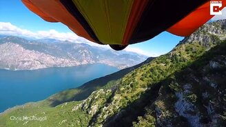 Мир глазами бейсджампера - смотреть видео (0:59)