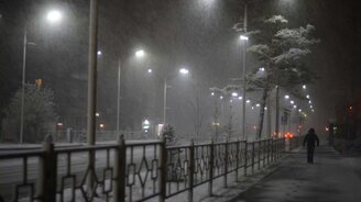 Снегопад в середине мая - смотреть видео (0:38)