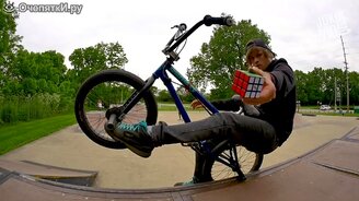 Смешное и красивое на велосипедах - смотреть видео (3:00)
