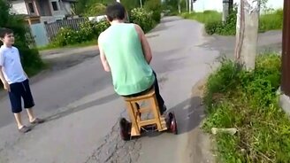 Как усовершенствовать гироскутер - смотреть видео (0:15)