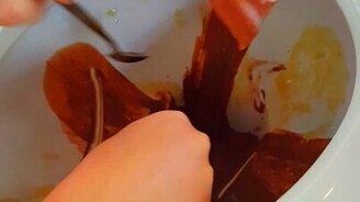 Тошнотворный десерт - смотреть видео (0:42)