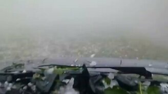 Град портит машину - смотреть видео (3:46)