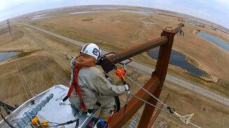 Слаженная работа пилота и монтажника - смотреть видео (8:39)