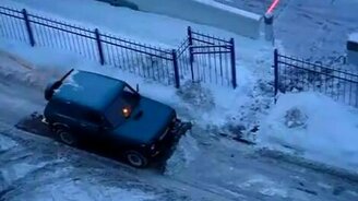 Нива-уборщик - смотреть видео (0:25)