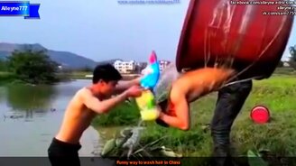 Мытьё головы по-китайски - смотреть видео (0:56)