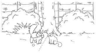 Кот Саймона и граница - смотреть видео (2:37)