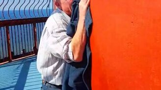 Когда очень сильно боишься высоты - смотреть видео (0:58)