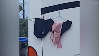 Как высушить бельё в поездке - смотреть видео (0:34)