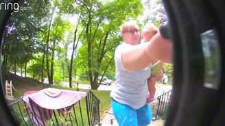 Чуть не ударило молнией - смотреть видео (0:11)