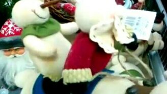 Парочка на белом медведе - смотреть видео (0:13)