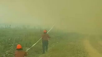 Пожарные против торнадо - смотреть видео (0:46)