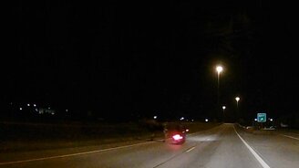 Чуть не сбил лося - смотреть видео (0:15)