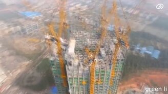 Небоскрёб за 19 дней - смотреть видео (2:50)