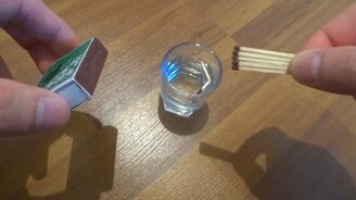 Спички, вода и магнит - смотреть видео (2:10)