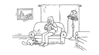 Котёнок Саймона против змеи и другие страшилки - смотреть видео (10:30)