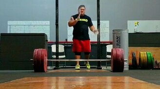 Перевозбуждение тяжелоатлета - смотреть видео (0:32)