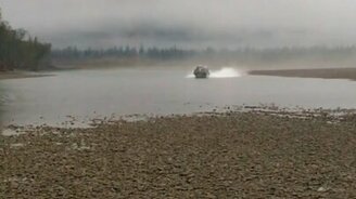 Бездорожье для катера - смотреть видео (0:33)