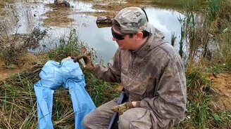 Стрельба патронами с солью - смотреть видео (3:43)