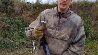 Стреляем гречкой из ружья - смотреть видео (2:18)