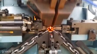 Как делаются металлические цепи - смотреть видео (1:21)