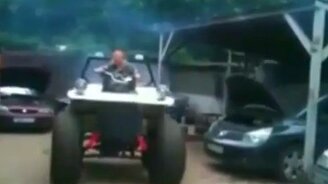 Провально погрузил вездеход - смотреть видео (1:00)