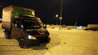 Дрифт на ГАЗелях - смотреть видео (1:22)