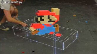 Удивительные уличные рисунки - смотреть видео (5:43)