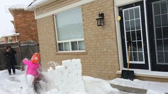 Лучшие зимние детские приколы - смотреть видео (10:42)