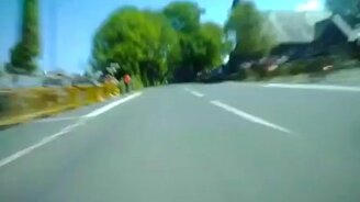 Езда на мотоцикле от первого лица - смотреть видео (0:30)