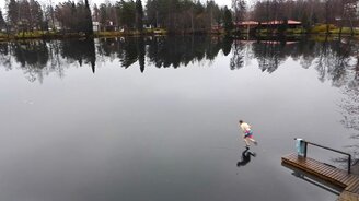 Ледяной забег - смотреть видео (0:12)