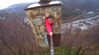 Экстремальная кабинка - смотреть видео (0:17)