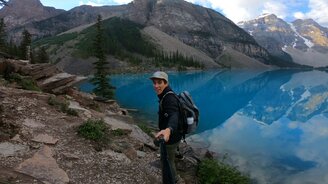 Какое живописное озеро! - смотреть видео (0:47)