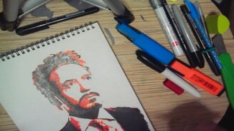 Рисуем Дауни младшего - смотреть видео (2:49)