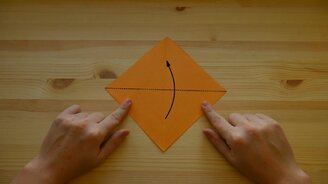 Как сделать лису из бумаги - смотреть видео (1:36)