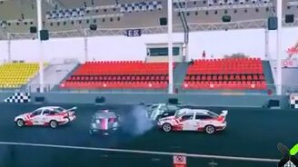 Как выглядит профессиональный дрифт - смотреть видео (0:15)